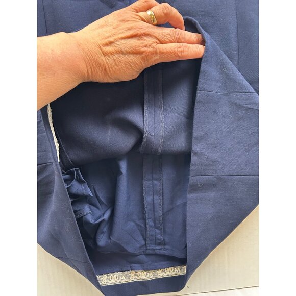 Lilly Pulitzer Embellished Luxe Navy Blue Polished Glam Preppy Sheath Dress Sz 2 - Picture 8 of 10